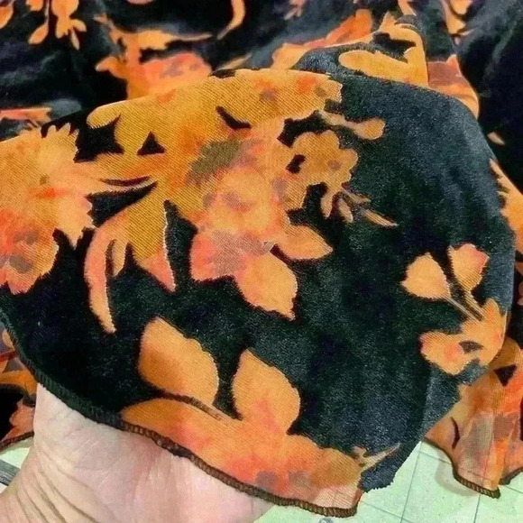 Lulus Black & Orange Dress. Size XS - Picture 9 of 9